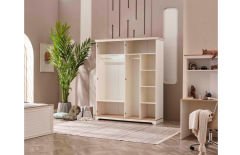 Arte Genç Odası Takımı (4 Kapılı Dolap) BAŞLIKLI KARYOLA 100*200