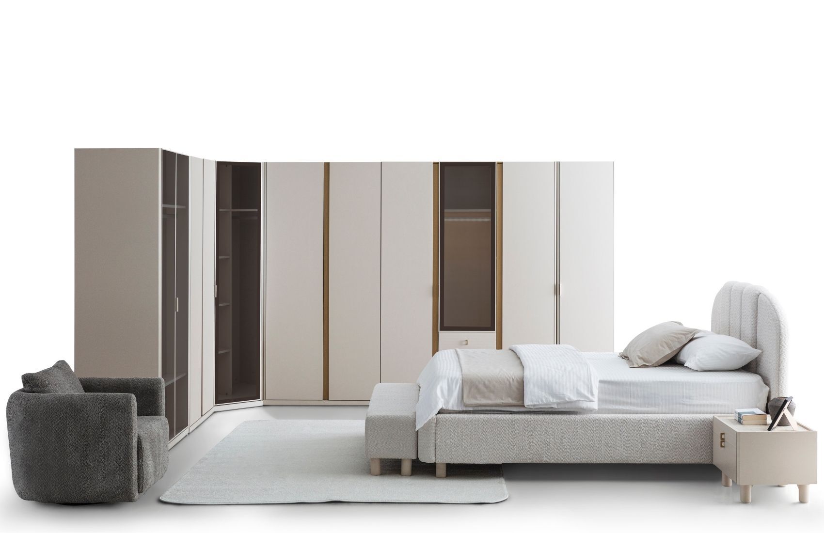 Renata Köşe Yatak Odası Takımı