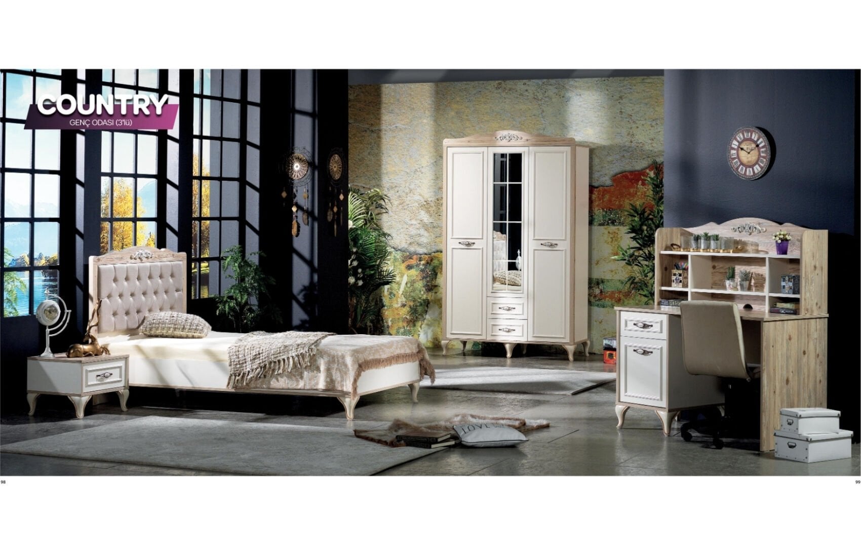 Country Genç Odası (3 Kap.)
