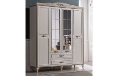 Country Genç Odası (4'lü Dolap) BAŞLIKLI KARYOLA 100*200