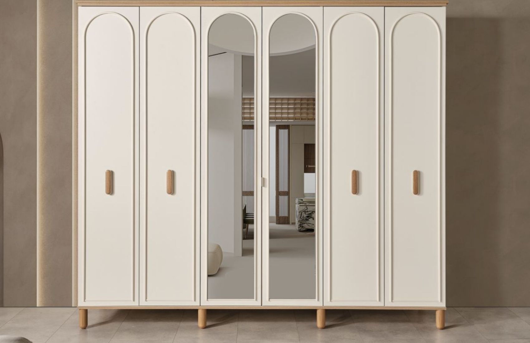 BohemStar  Gardırop (6 Kapaklı)