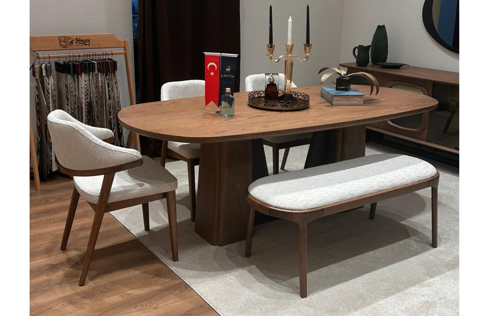 Mocha Yemek Masası Takımı