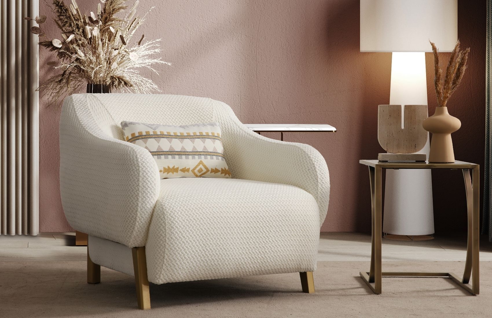 İlyora Antik Premium Berjer