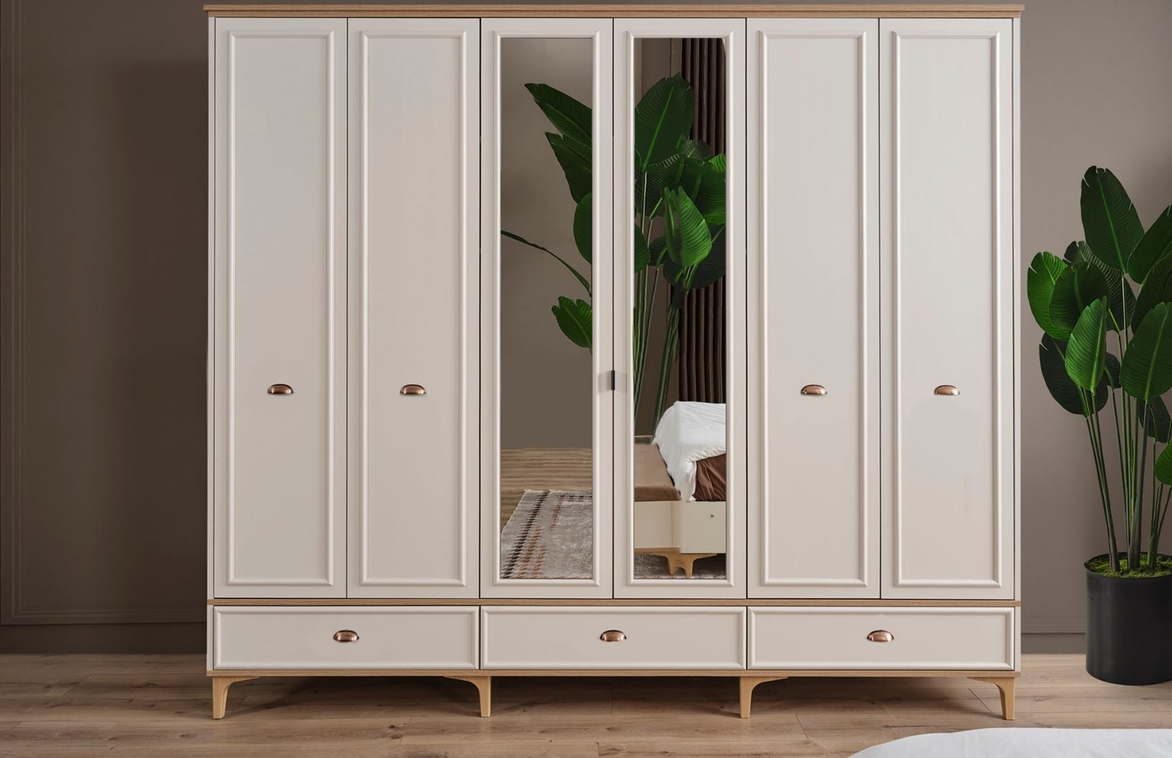 Mira Gardırop (6 Kap.)