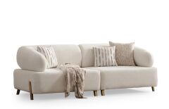 İlyora Antik Yataklı Üçlü Koltuk