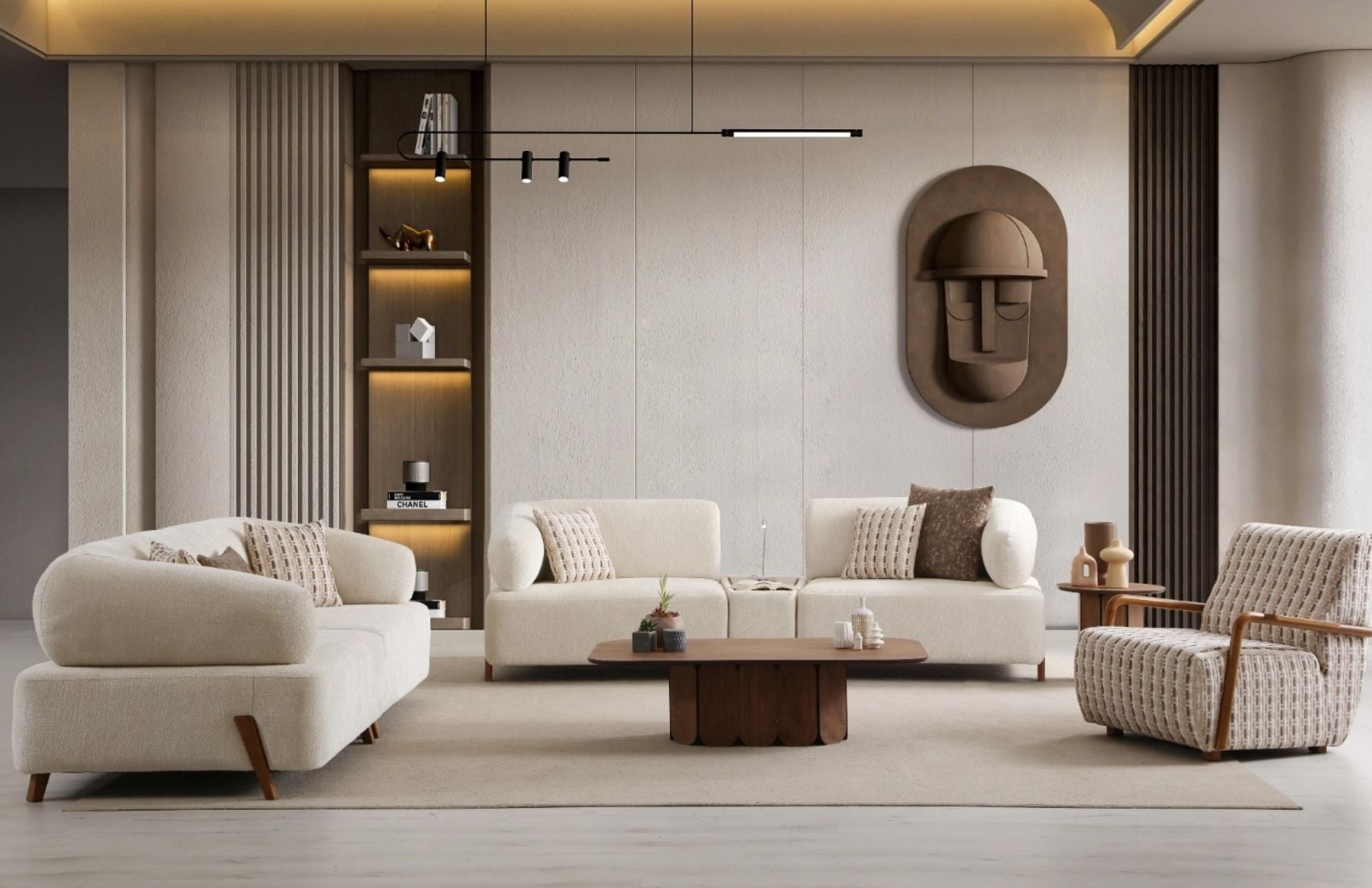 İlyora Ceviz Yataklı Koltuk Takımı