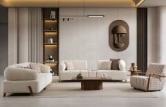 İlyora Ceviz Yataklı Koltuk Takımı