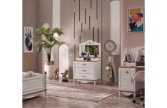 Flora Genç Odası Takımı (3'lü Dolap)