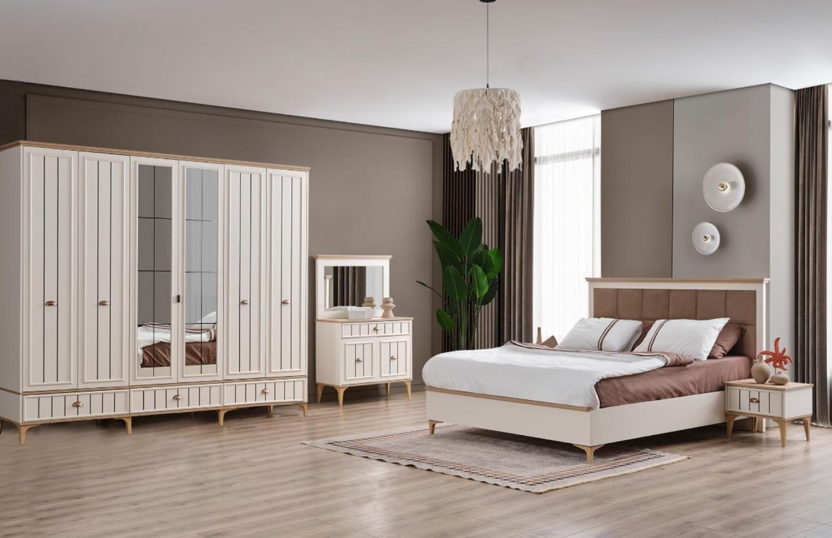 Bella Yatak Odası Takımı (6 Kapaklı)