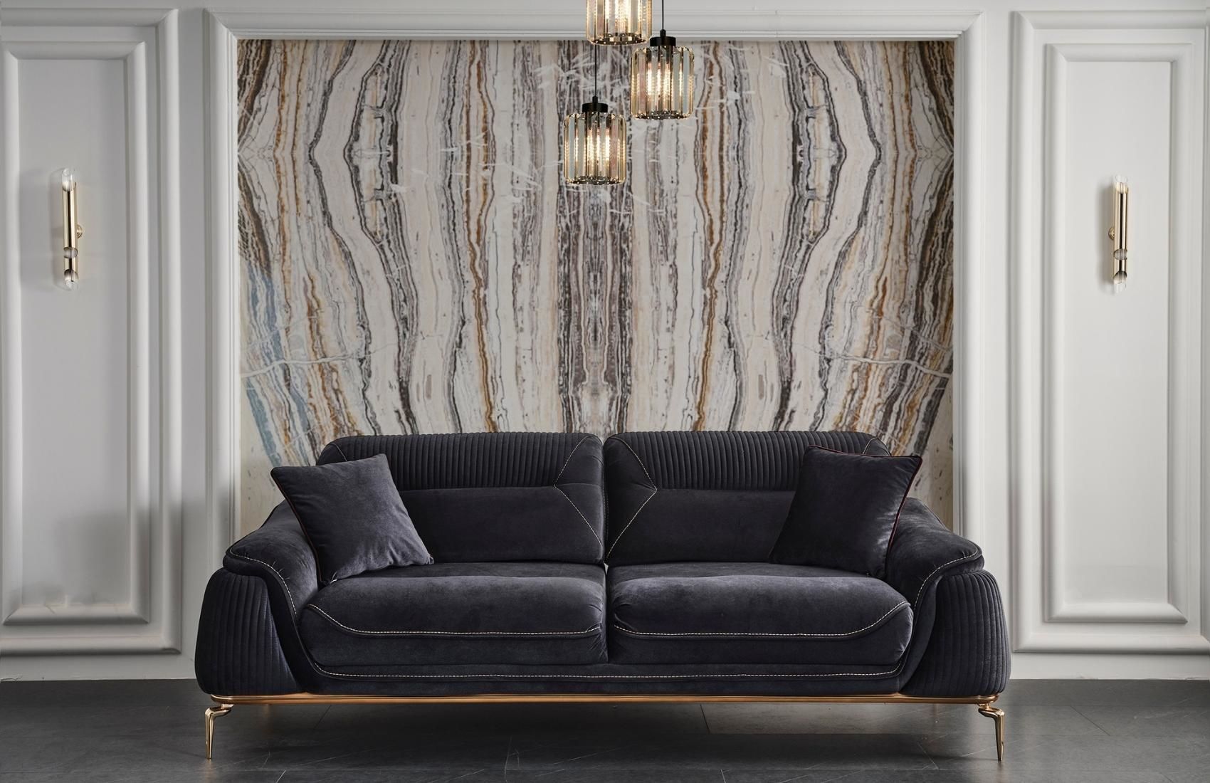 Lotus Luna Üçlü Koltuk