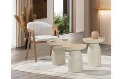 Senkron Üçlü Zigon Sehpa