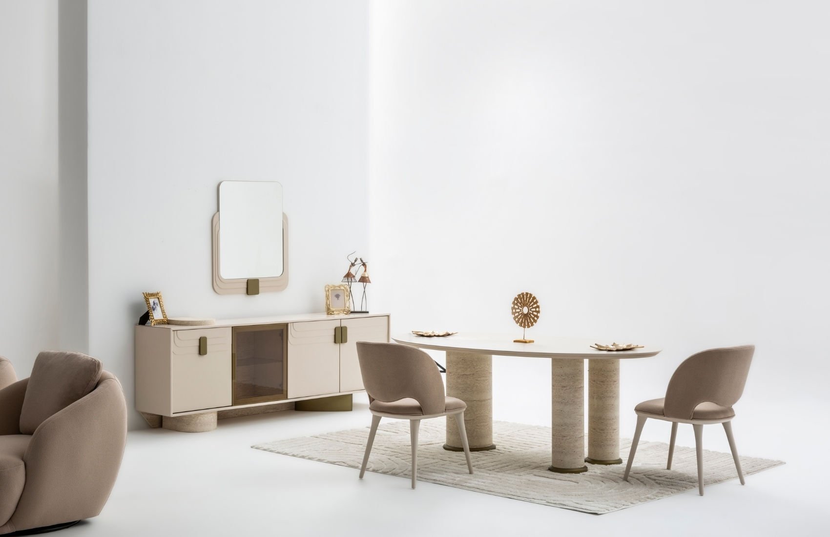 Lilyum Yemek Odası Takımı