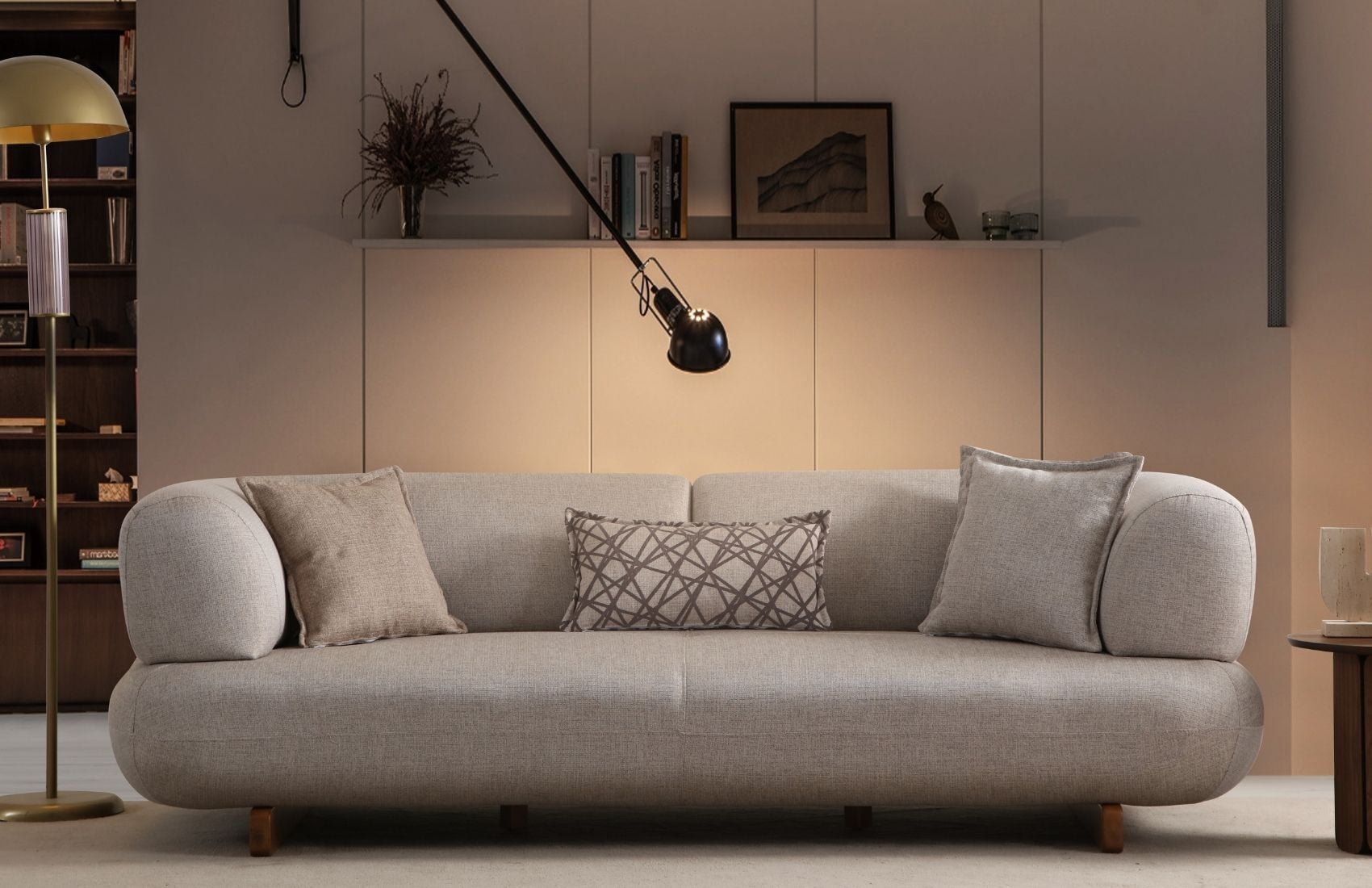 Manetti Premium Yat. Üçlü Koltuk (Ket.)