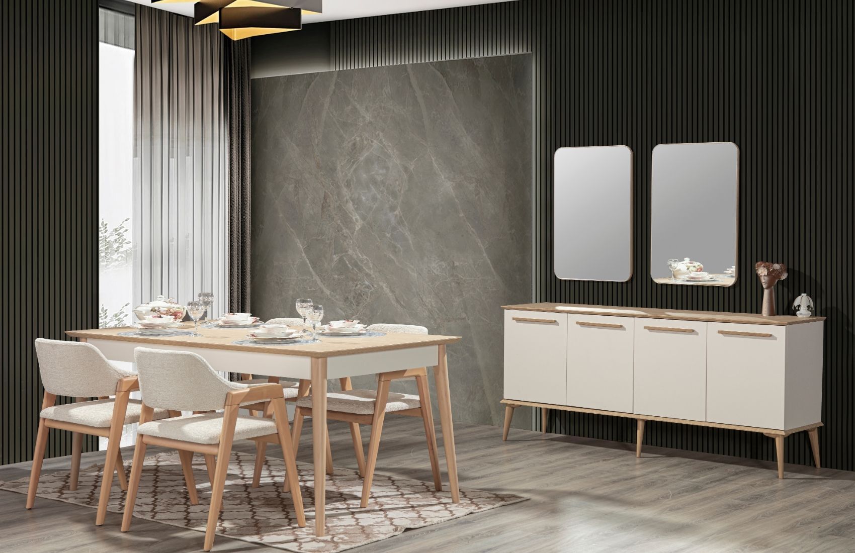 Zambak Yemek Odası Takımı