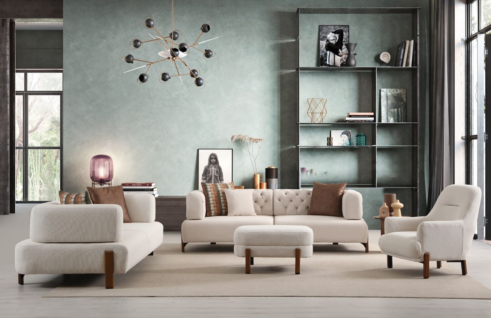 Cratos Wood Yataklı Koltuk Takımı