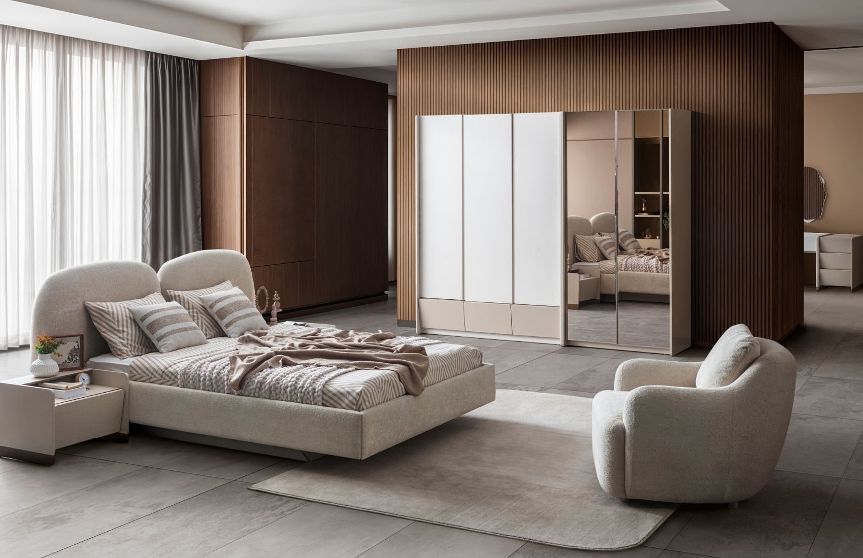 Japandi Yatak Odası Takımı(5 Kapaklı)