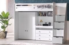 Smart Genç Odası Takımı Beyaz (3 Kap.)