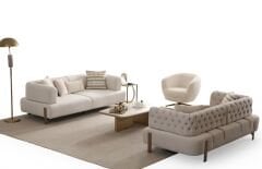 Cratos Antik Yataklı Koltuk Takımı