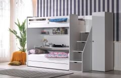 Smart Genç Odası Takımı Gri (3 Kap.)