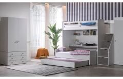 Smart Genç Odası Takımı Gri (3'lü Dolap)