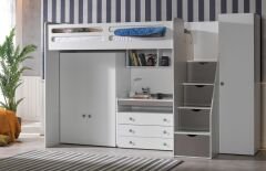 Smart Genç Odası Takımı Gri (3 Kap.)