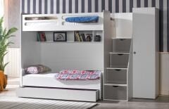 Smart Genç Odası Takımı Gri (3'lü Dolap)