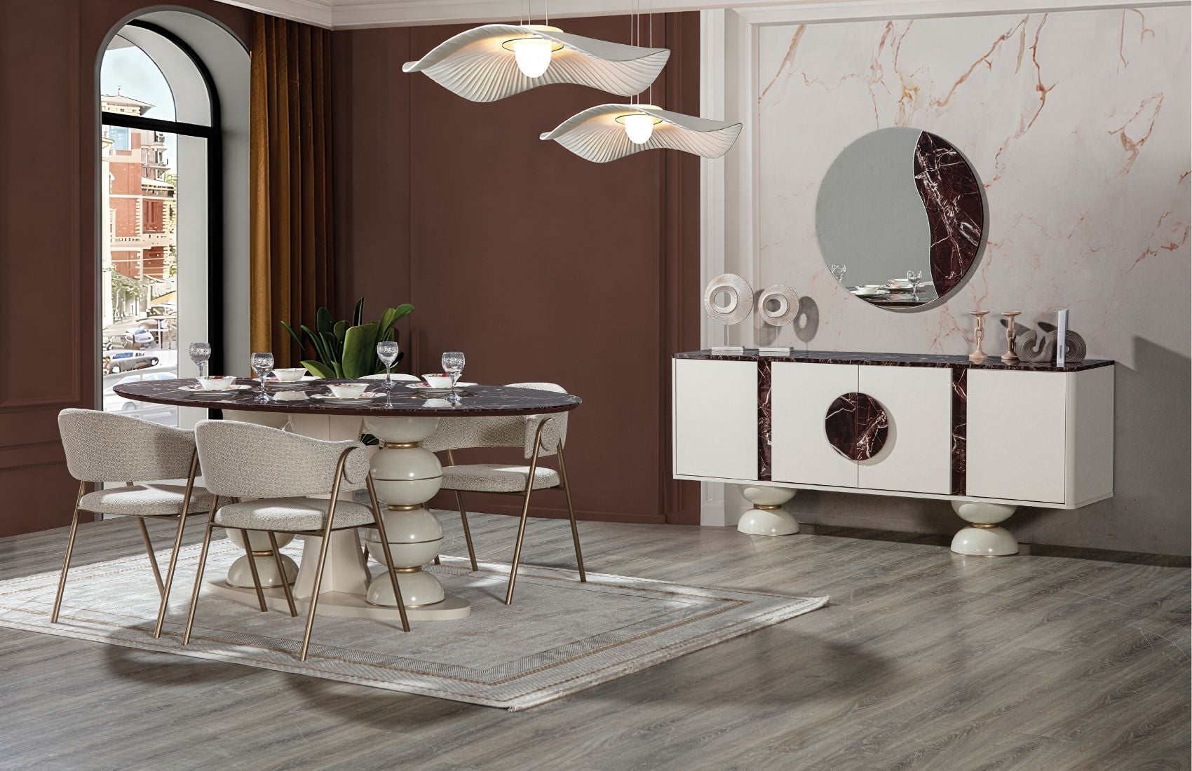 Elegant Yemek Odası Takımı