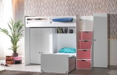 Smart Genç Odası Takımı Pembe (3 Kap.)