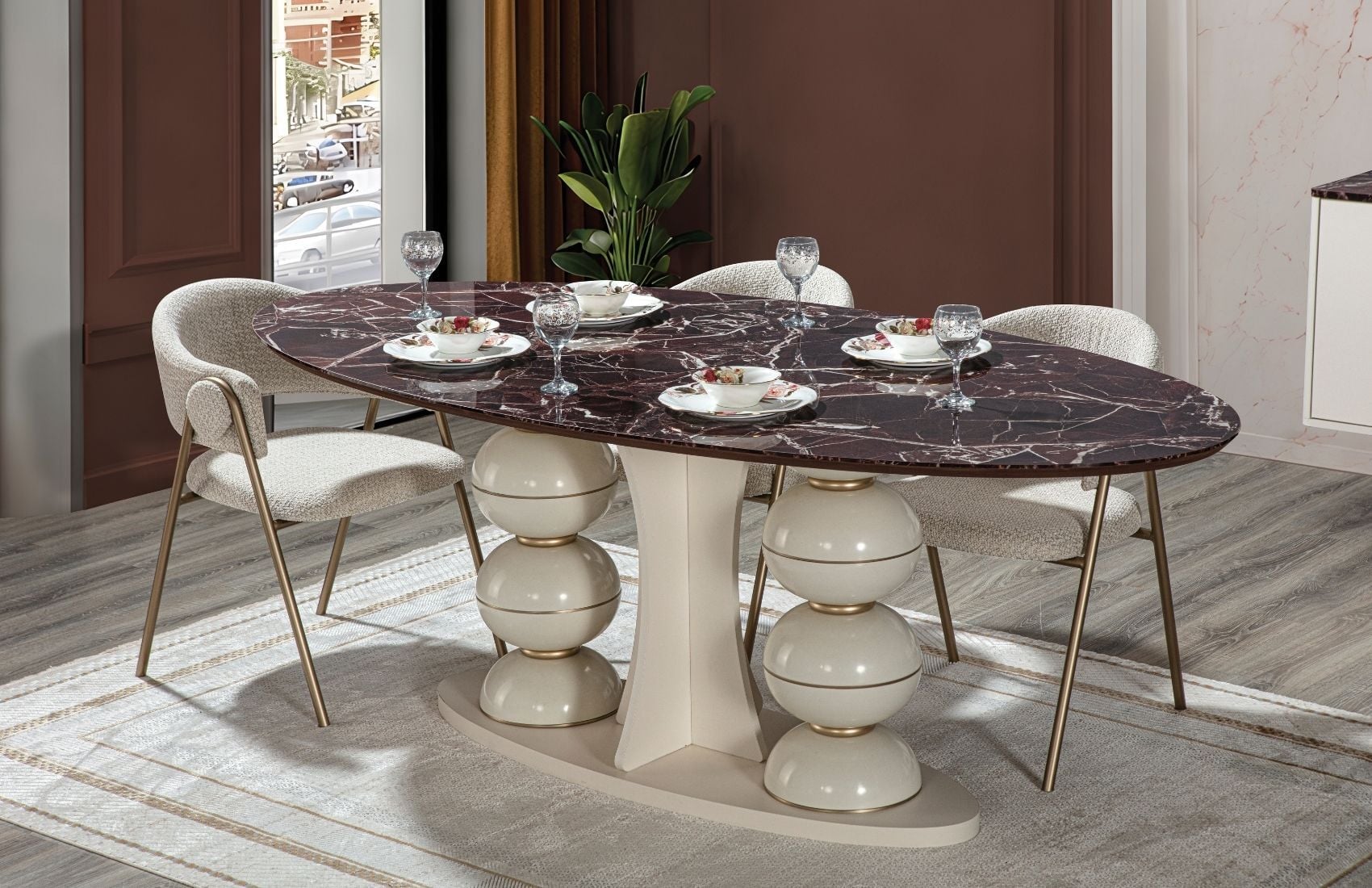 Elegant Yemek Masası Takımı