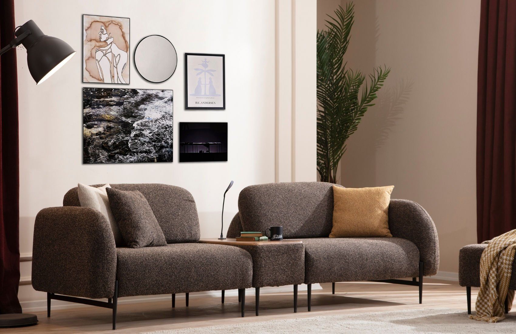 Valencia Üçlü Sehpalı Koltuk