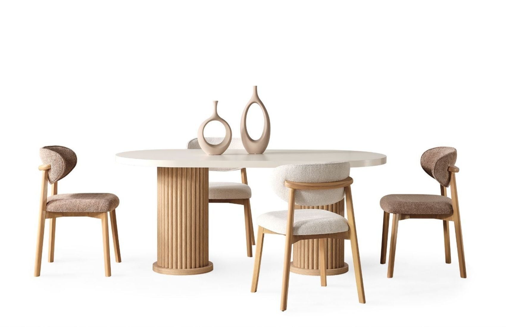 BohemStar Yemek Masa Takımı(Yuv. Ayak.)