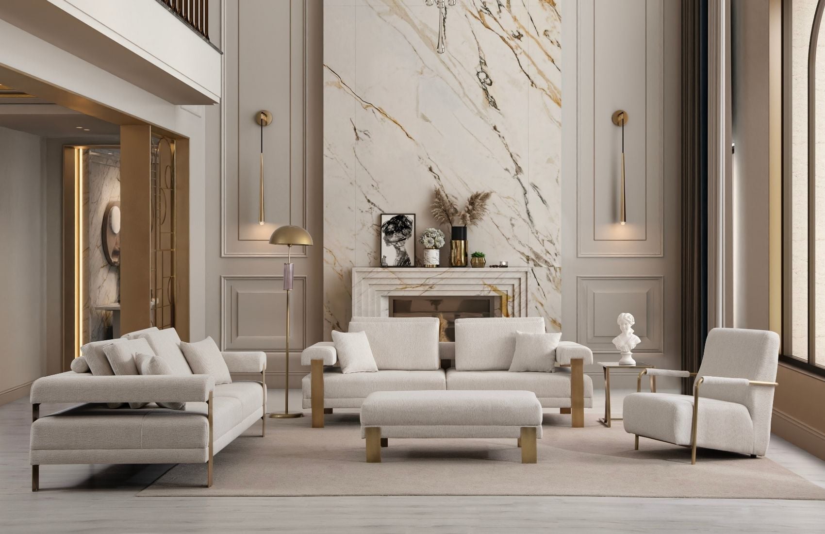 Deep Living Antik Koltuk Takımı