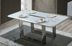 İnox Yemek Odası Takımı