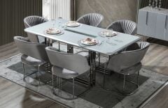 İnox Yemek Masası Takımı