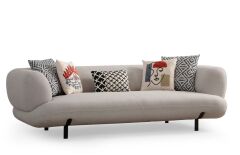 Manetti Üçlü Koltuk (Açık Mavi)