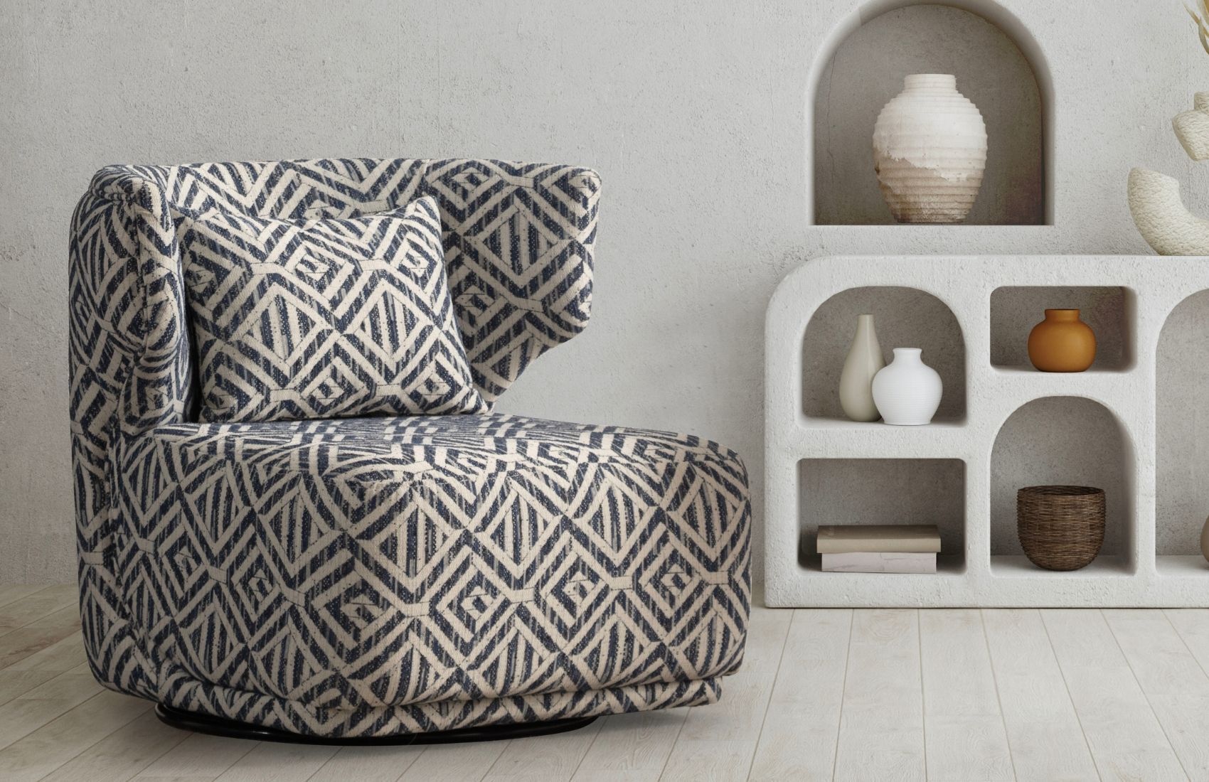 Manetti Berjer (Açık Mavi)