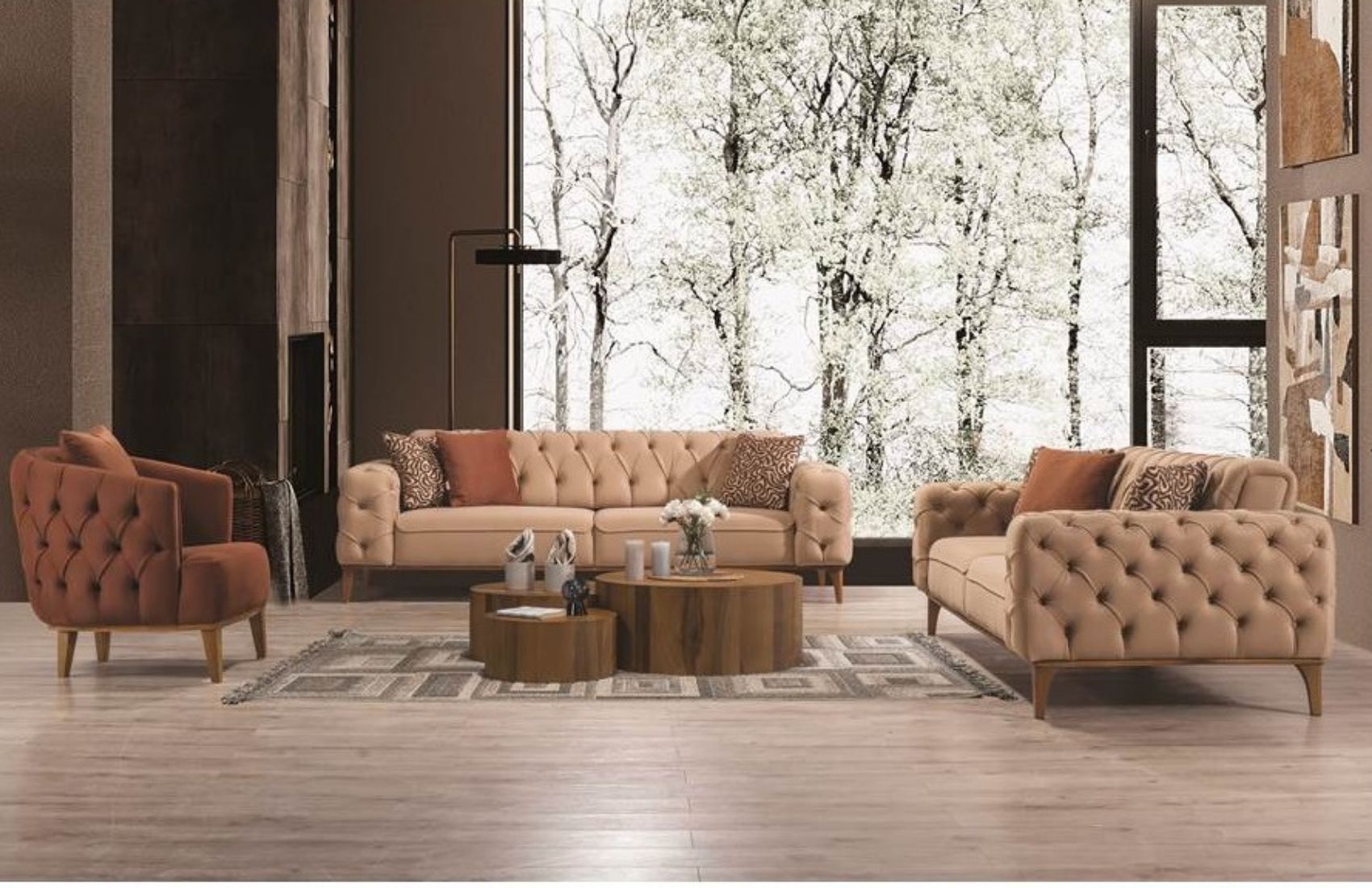 Lila Koltuk Takımı(D)