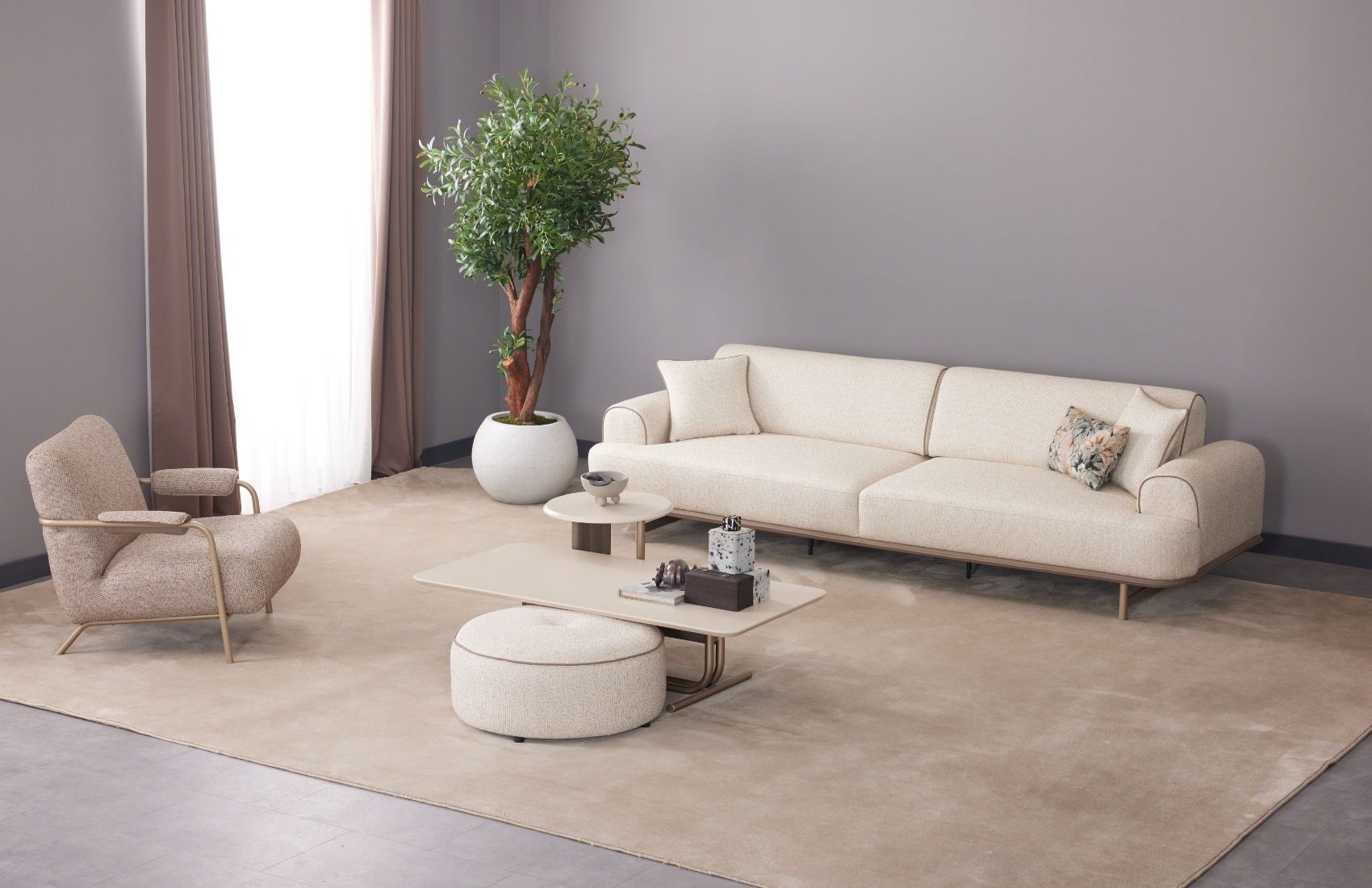 Rosita Üçlü Koltuk