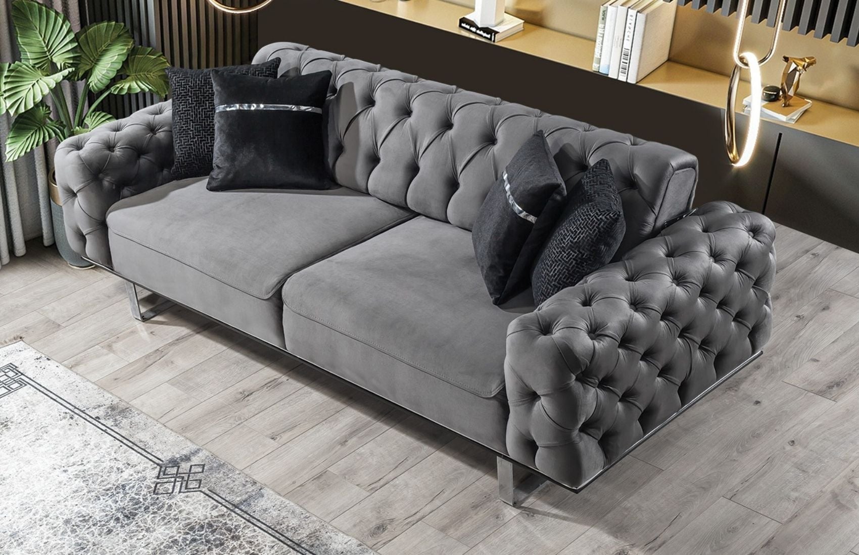 Lila Üçlü Koltuk (F)