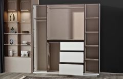 Genova Gardırop(4 Kapaklı)