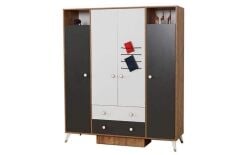 Smart Genç Gardırop (4 Kapaklı)