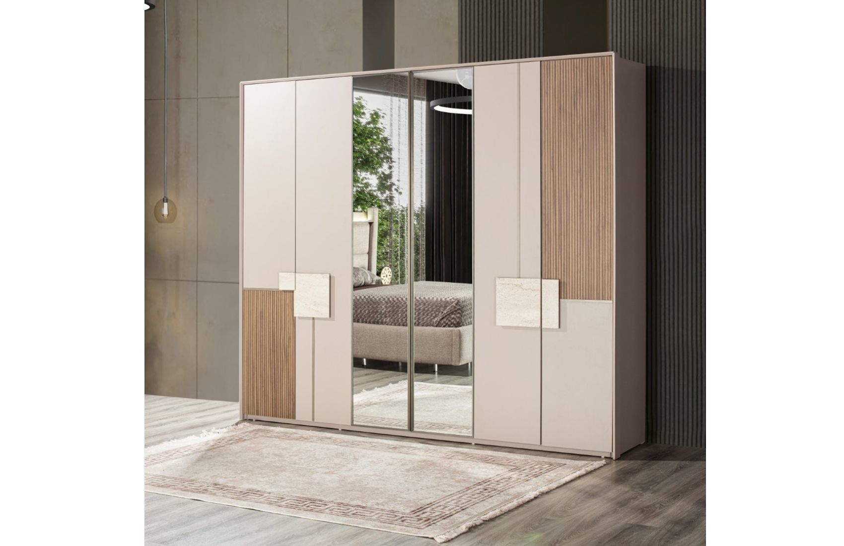 Hitit Gardırop(6 Kapaklı)