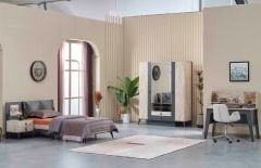 Rodi Genç Odası Takımı (4 Kapılı Dolap)