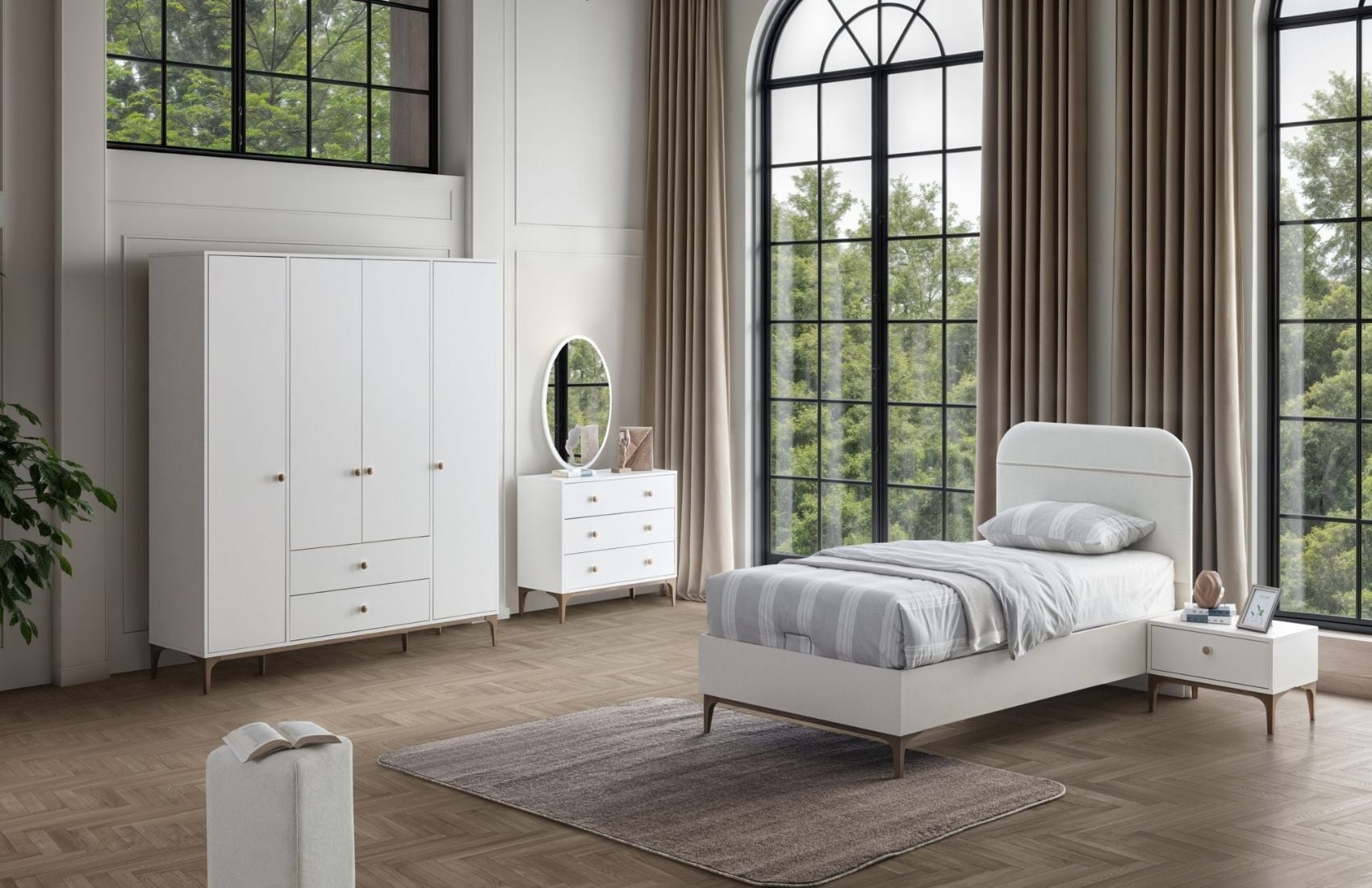 Polo Genç Odası Takımı (4 Kapaklı)