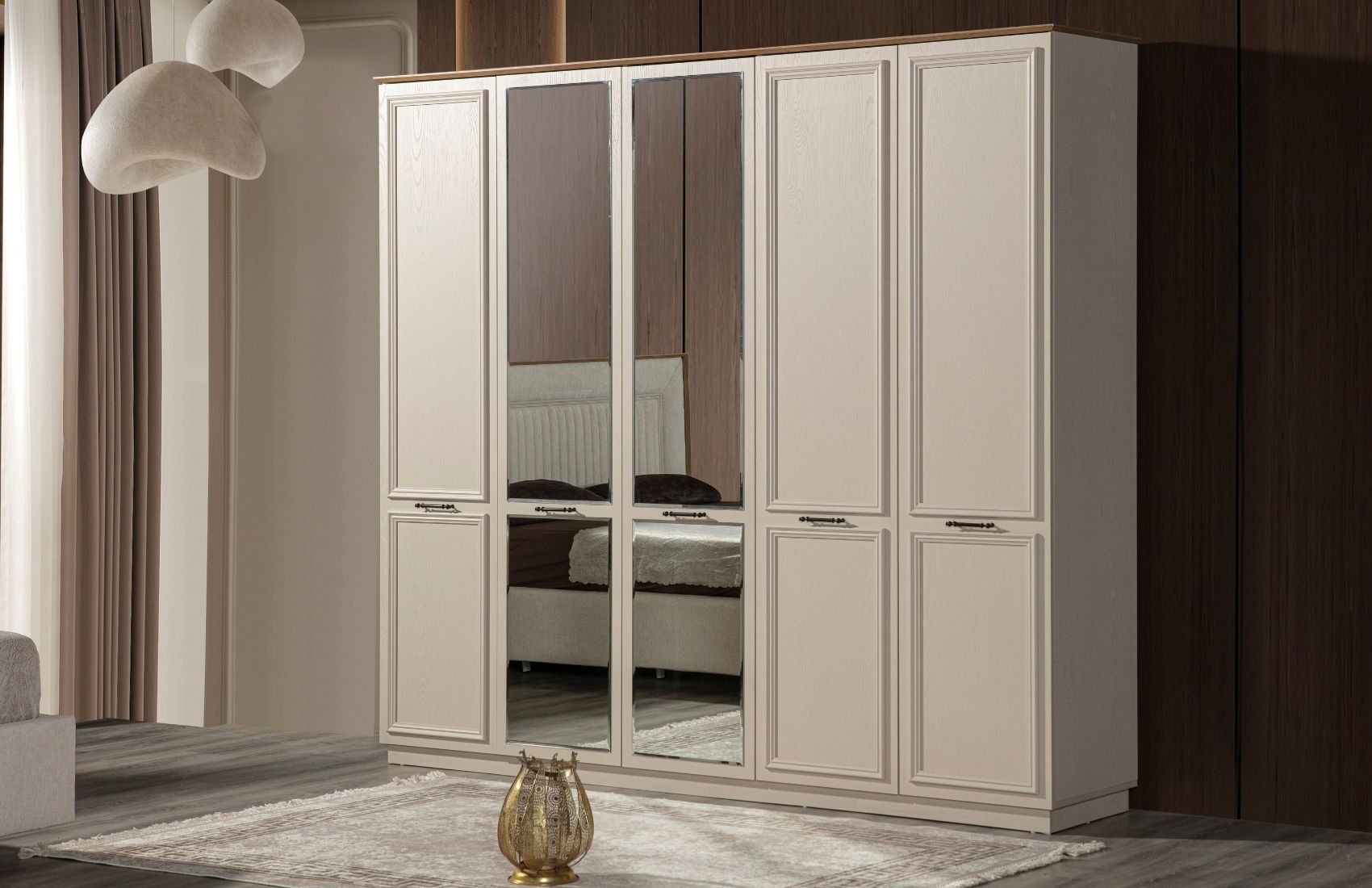 Rose Gardırop(5 Kapaklı)