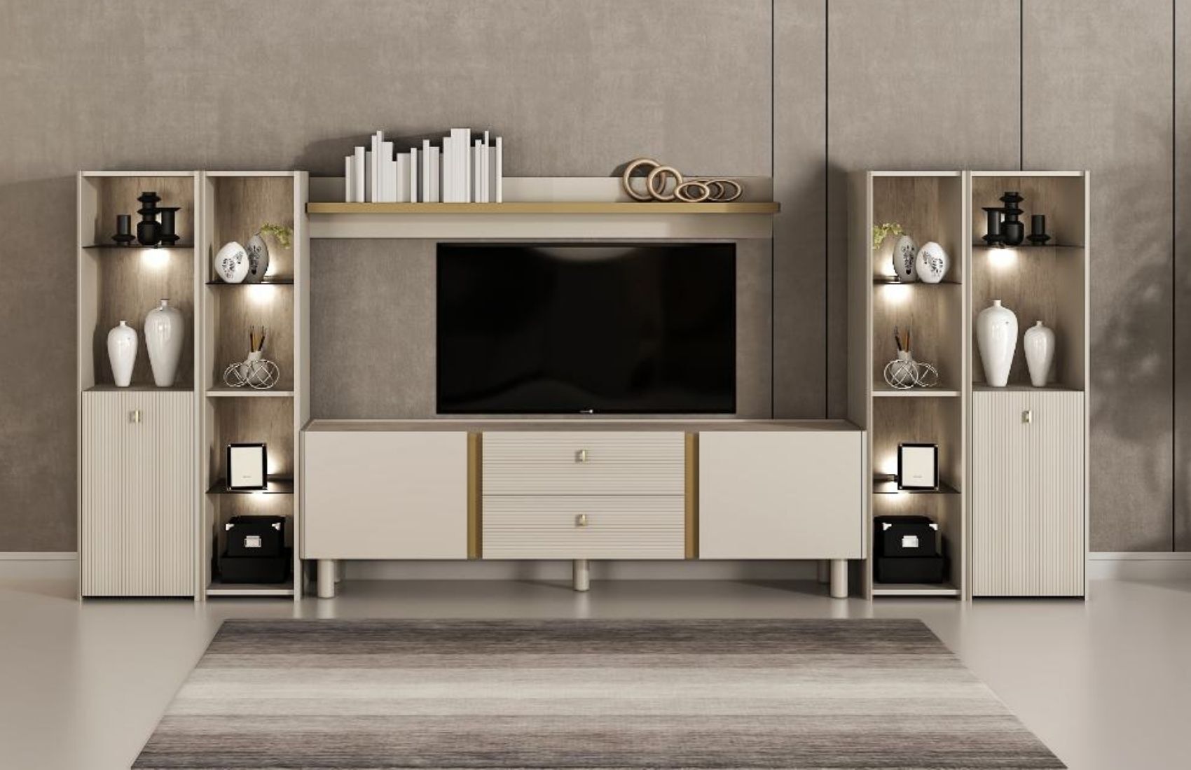 Renata Duvar Fonlu Tv Ünitesi