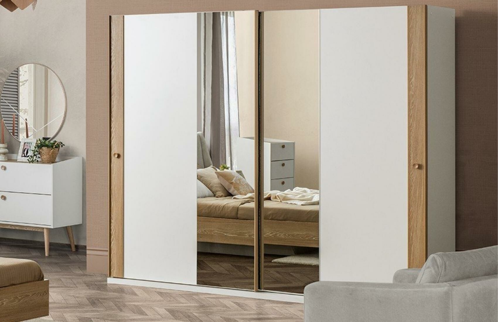 Bohem Sürgülü Dolap