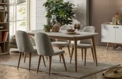 Bohem Yemek Masası Takımı