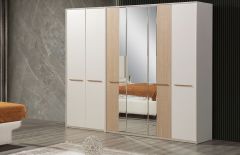 Zambak Gardırop(6 Kapaklı)