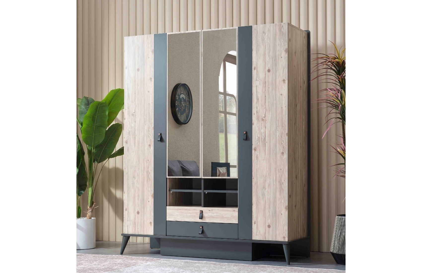 Rodi Genç Dört Kapılı Gardırop